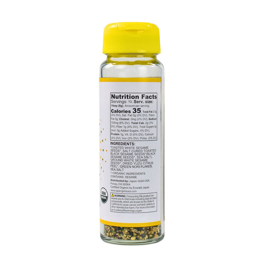 ORGANIC SPRINKLING FURIKAKE, YUZU 2.2 OZ