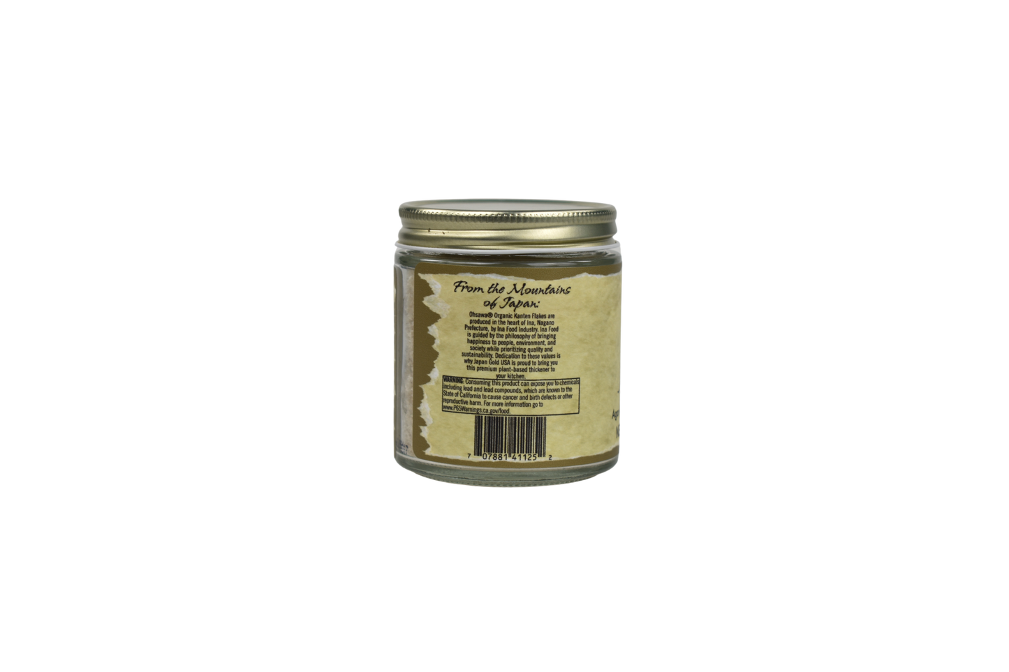 KANTEN AGAR FLAKES OA 1 OZ