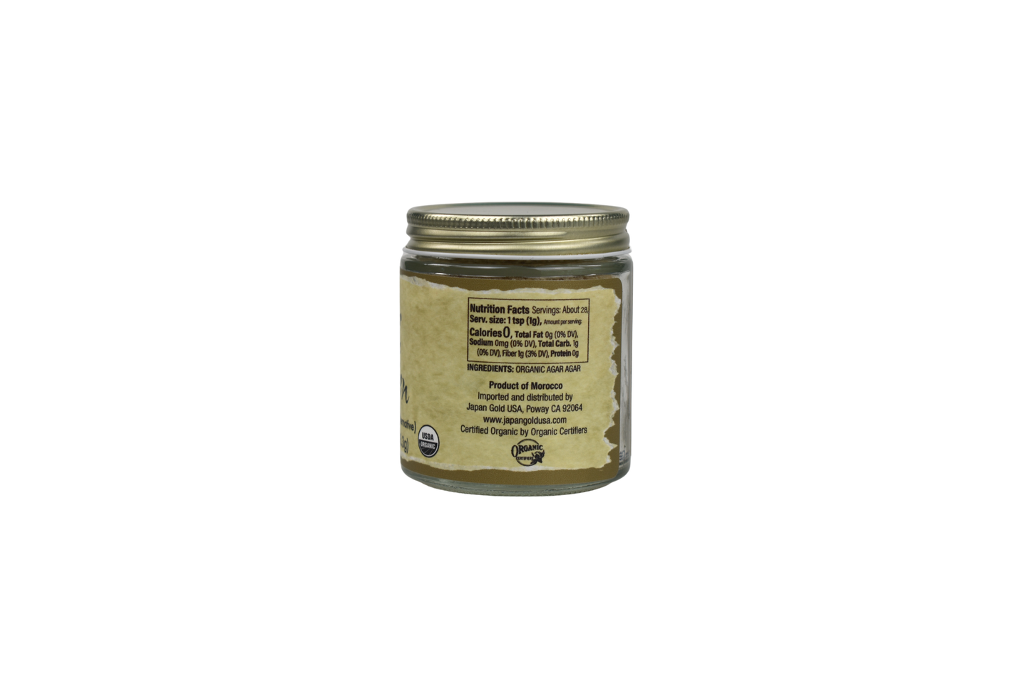 KANTEN AGAR FLAKES OA 1 OZ