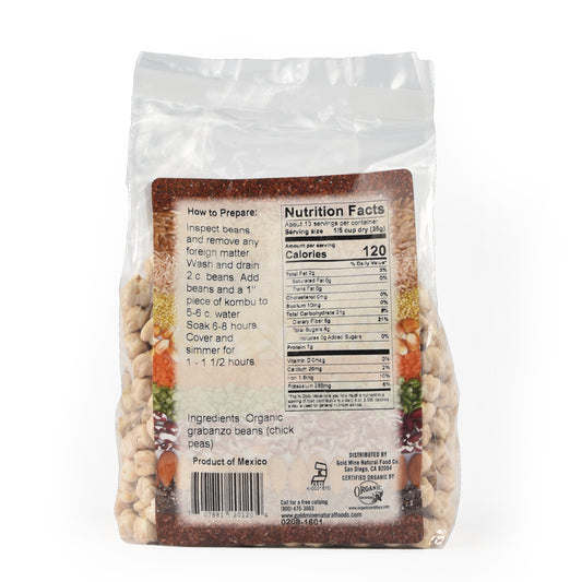 ORGANIC GARBANZO BEANS (CHICKPEAS)
