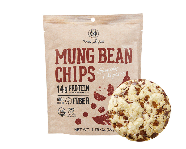 ORGANIC MUNG BEAN CHIPS 1.75 OZ Gold Mine Natural Foods