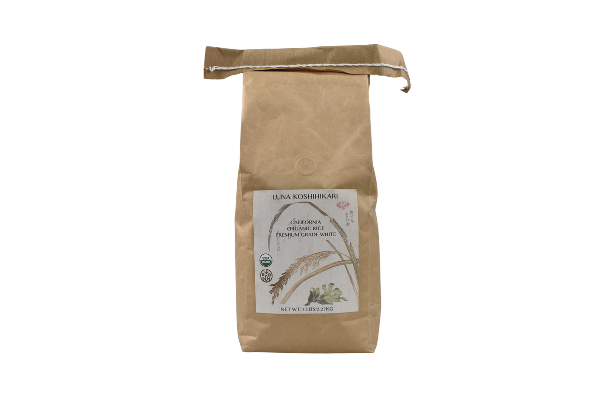 ORGANIC LUNA KOSHIHIKARI RICE 5lb – Gold Mine Natural Foods