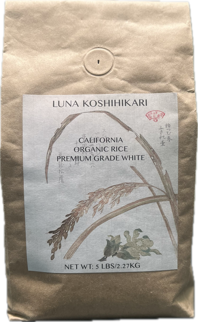 ORGANIC LUNA KOSHIHIKARI RICE 5lb | Gold Mine Natural Foods