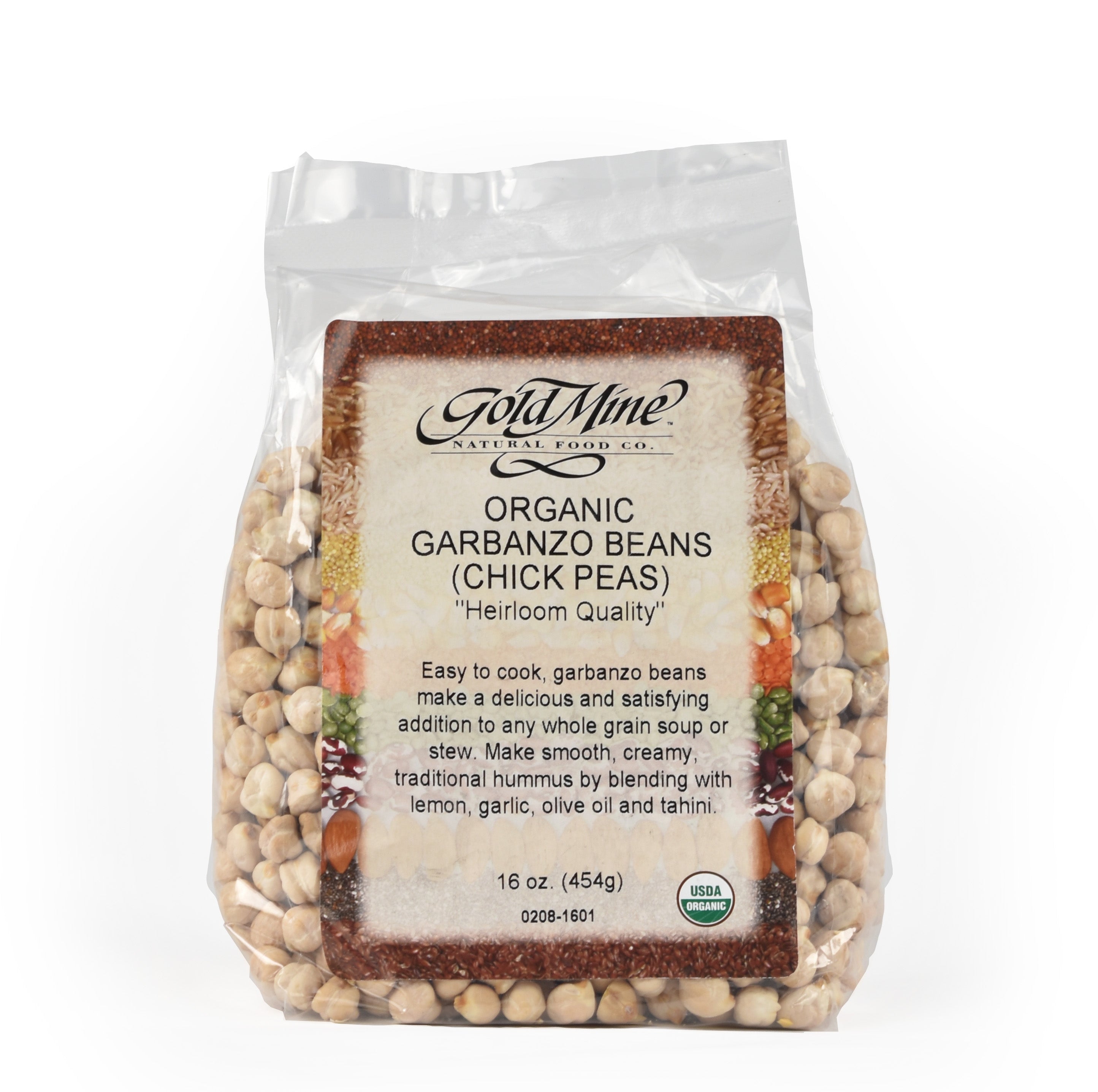 Golden Ribbon Beans ORGANIC GARBANZO BEANS (CHICKPEAS) – Gold Mine Natural Foods