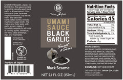 UMAMI SAUCE BLACK GARLIC BLACK SESAME 5.1 FL OZ