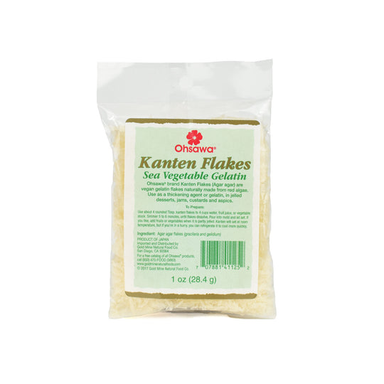 KANTEN AGAR FLAKES OA  1 OZ