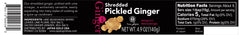 SHREDDED PICKLED GINGER 4.9 OZ