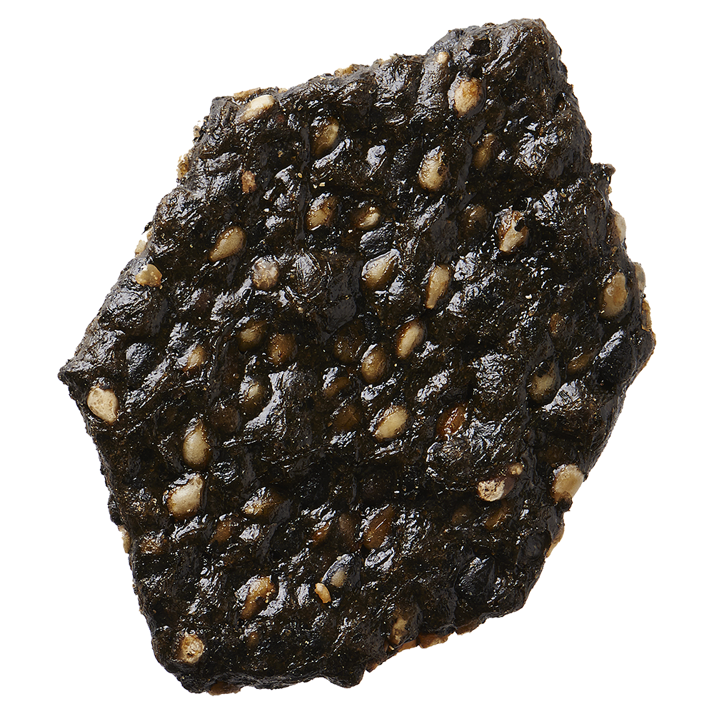ORGANIC BROWN RICE CRACKERS, BLACK SESAME  "GENMAI LIFE" 2.1 OZ