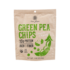 ORGANIC GREEN PEA CHIPS 1.59 OZ