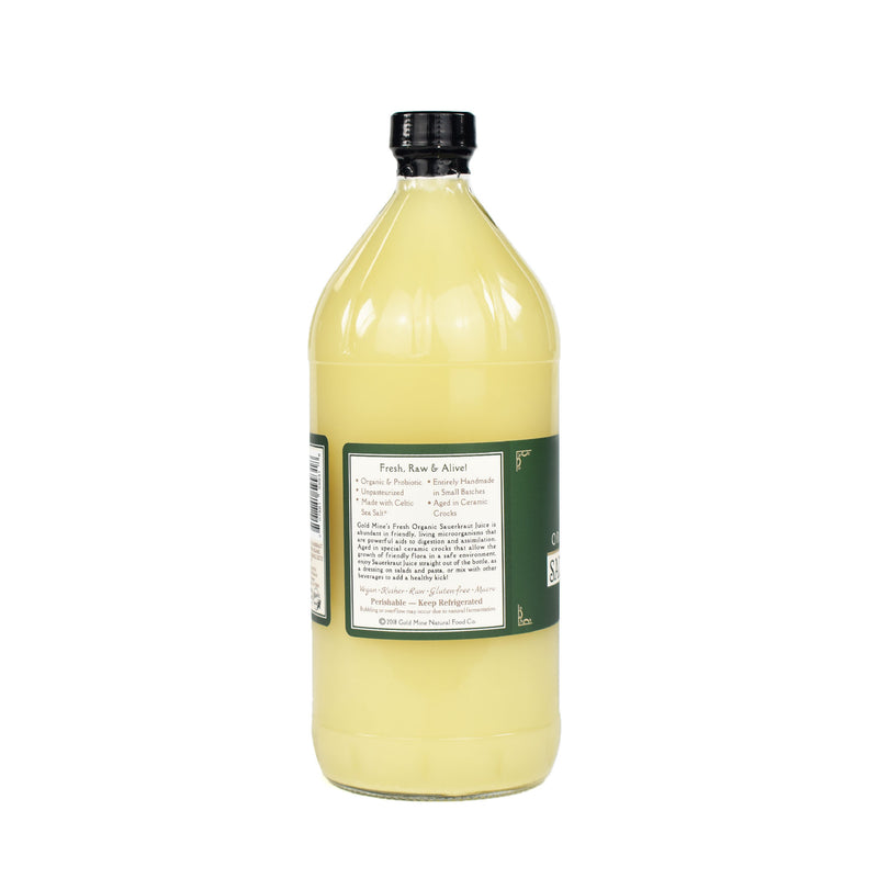 GOLD MINE ORGANIC SAUERKRAUT JUICE