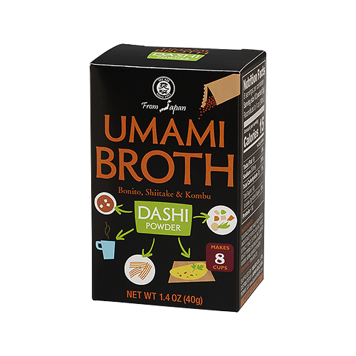 UMAMI BROTH DASHI POWDER, BONITO SHIITAKE KOMBU 1.4 OZ