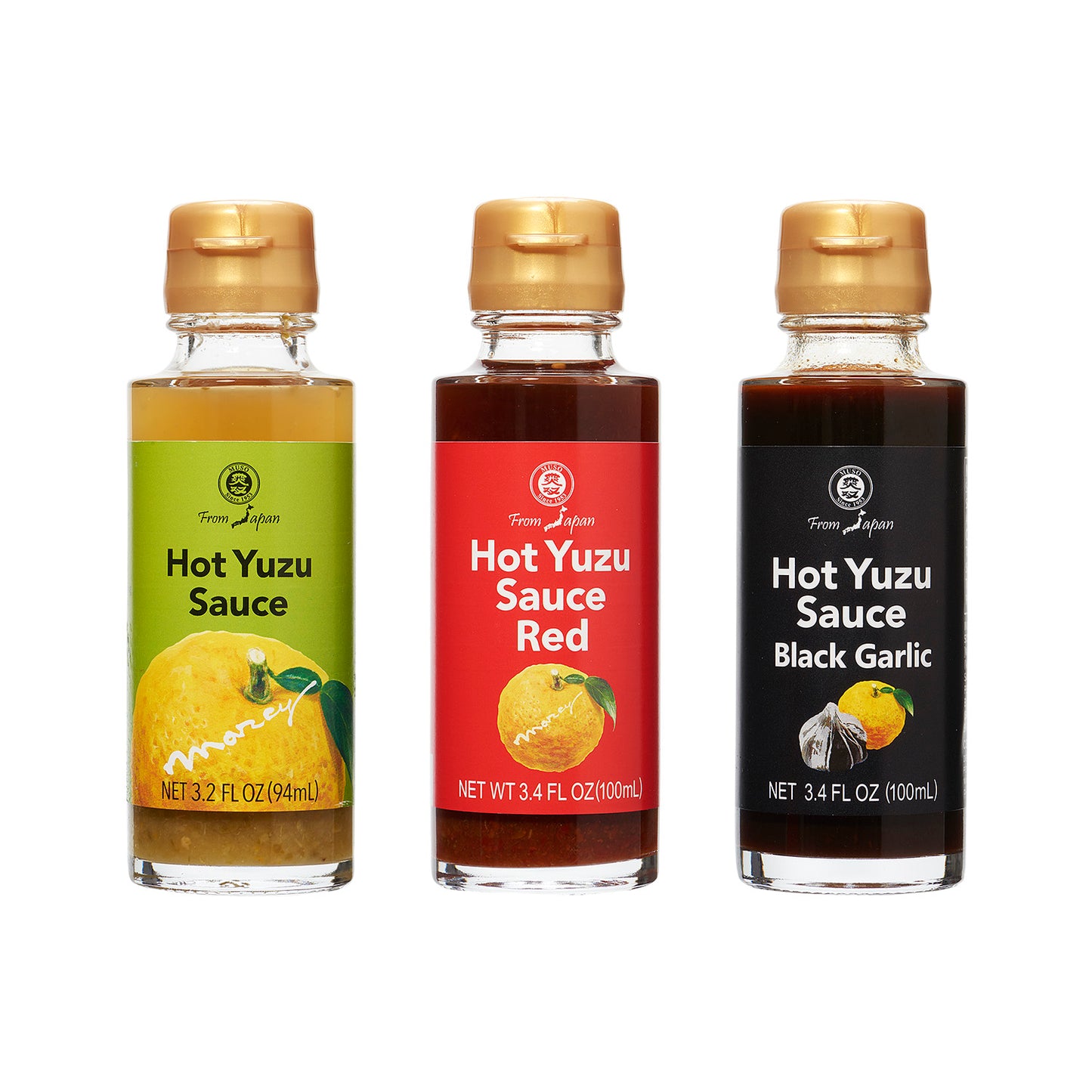YUZU HOT SAUCE BLACK GARLIC 3.4 FL OZ