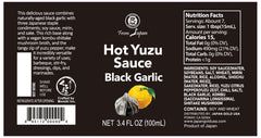 YUZU HOT SAUCE BLACK GARLIC 3.4 FL OZ